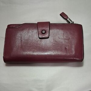 Elegant Burgundy Leather Wallet